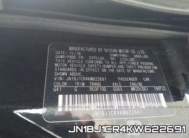 JN1BJ1CR4KW622691 фото 10