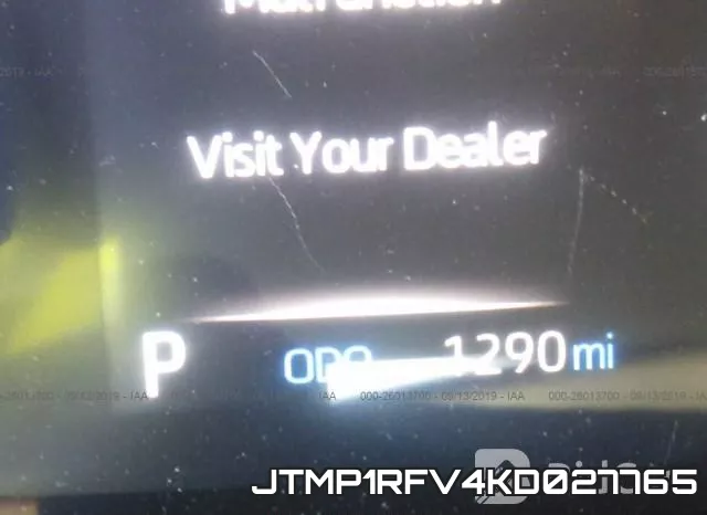 JTMP1RFV4KD027765 фото 8