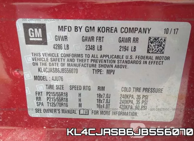 KL4CJASB6JB556070 фото 10