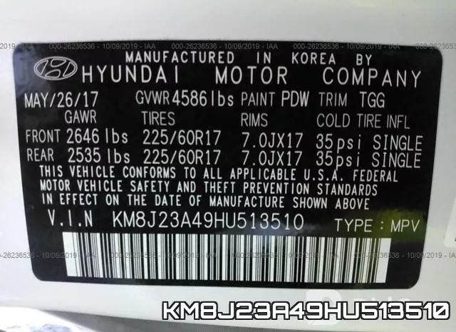 KM8J23A49HU513510 фото 10