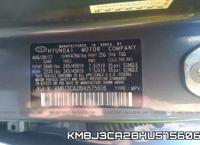 KM8J3CA28HU575606 фото 9