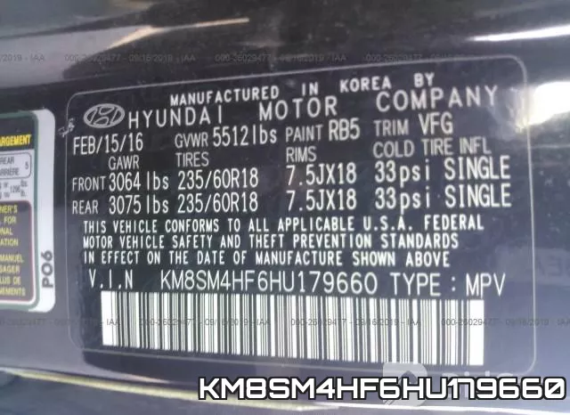 KM8SM4HF6HU179660 фото 9