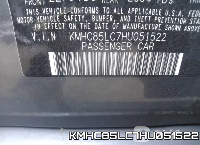 KMHC85LC7HU051522 фото 10