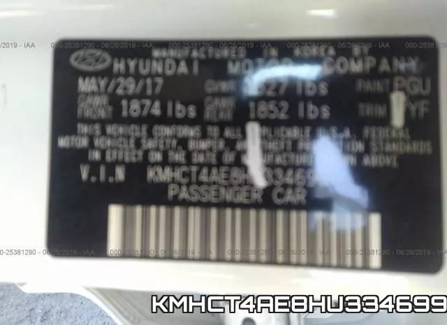 KMHCT4AE8HU334699 фото 10