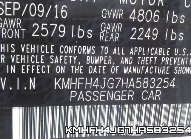 KMHFH4JG7HA583254 фото 10