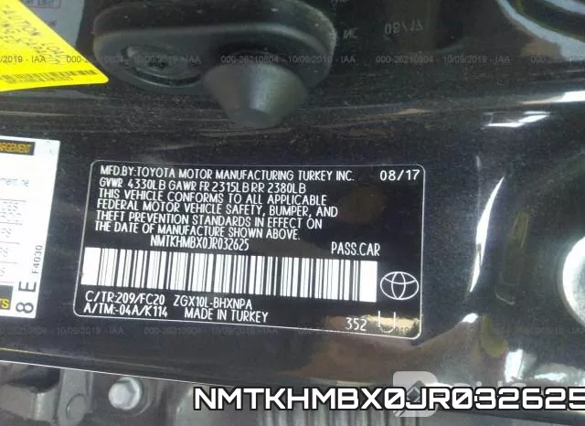 NMTKHMBX0JR032625 фото 10