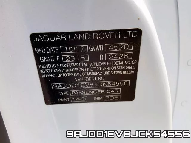 SAJDD1EV8JCK54556 фото 2