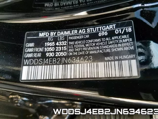 WDDSJ4EB2JN634623 фото 2