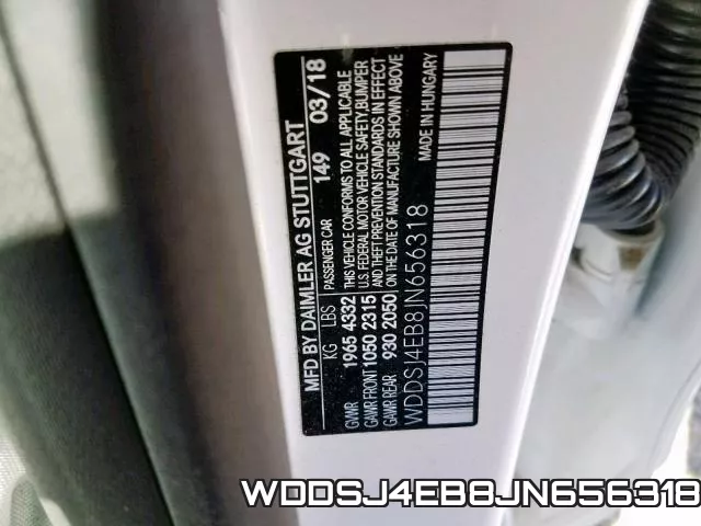 WDDSJ4EB8JN656318 фото 2