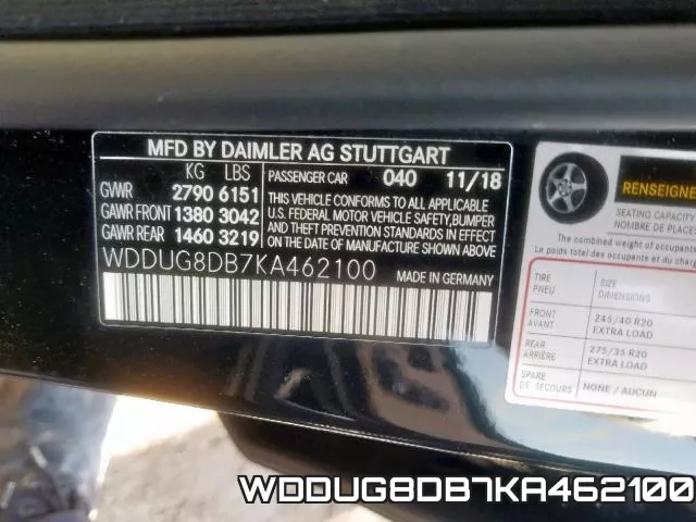 WDDUG8DB7KA462100 фото 2