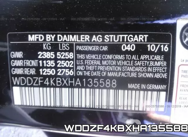 WDDZF4KBXHA135588 фото 10