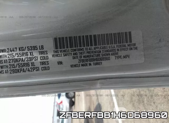 ZFBERFBB1H6D68960 фото 10