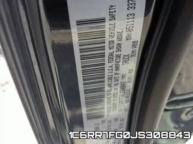 1C6RR7FG0JS308843 фото 2