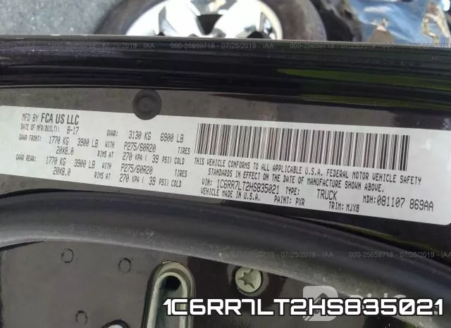 1C6RR7LT2HS835021 фото 10