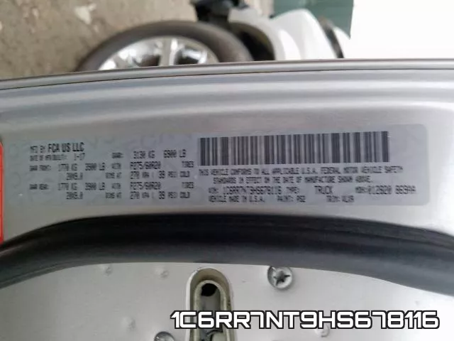 1C6RR7NT9HS678116 фото 2