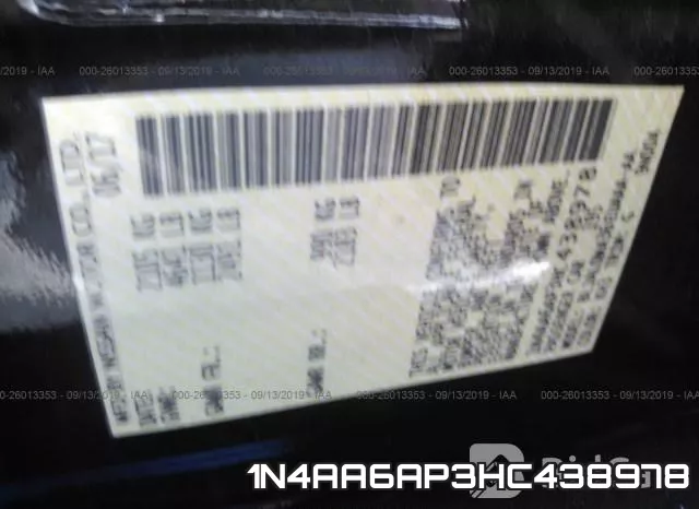 1N4AA6AP3HC438978 фото 10
