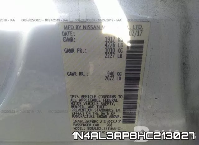 1N4AL3AP8HC213027 фото 10