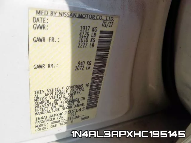 1N4AL3APXHC195145 фото 2