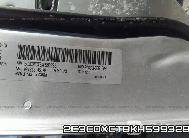 2C3CDXCT8KH599328 фото 10