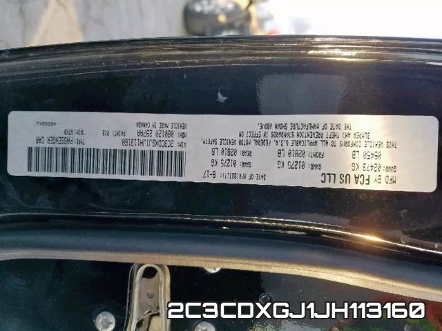 2C3CDXGJ1JH113160 фото 2