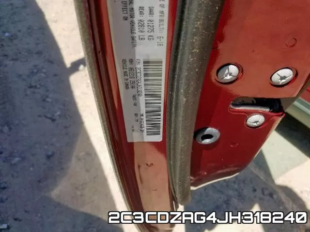 2C3CDZAG4JH318240 фото 2