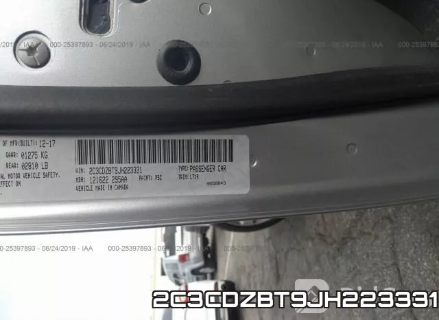 2C3CDZBT9JH223331 фото 10