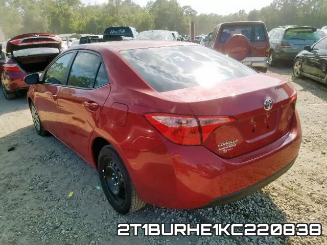 2T1BURHE1KC220838 фото 3