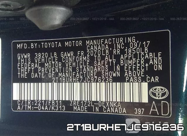 2T1BURHE7JC976236 фото 10