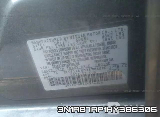 3N1AB7AP1HY386306 фото 10