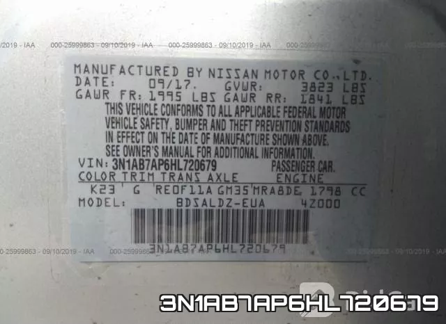 3N1AB7AP6HL720679 фото 10