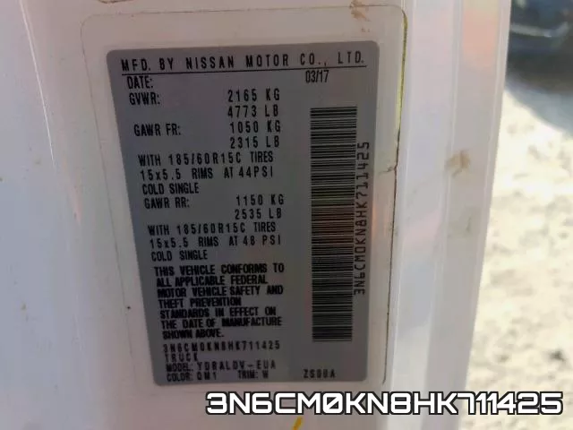 3N6CM0KN8HK711425 фото 2