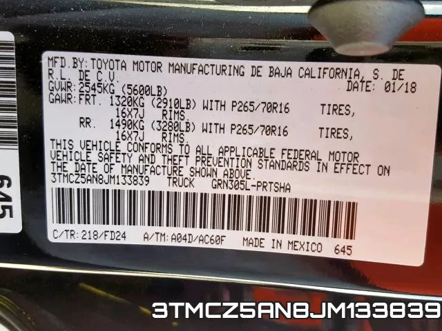 3TMCZ5AN8JM133839 фото 2