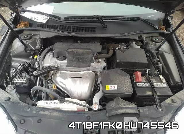 4T1BF1FK0HU745546 фото 2