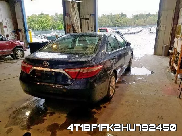 4T1BF1FK2HU792450 фото 5