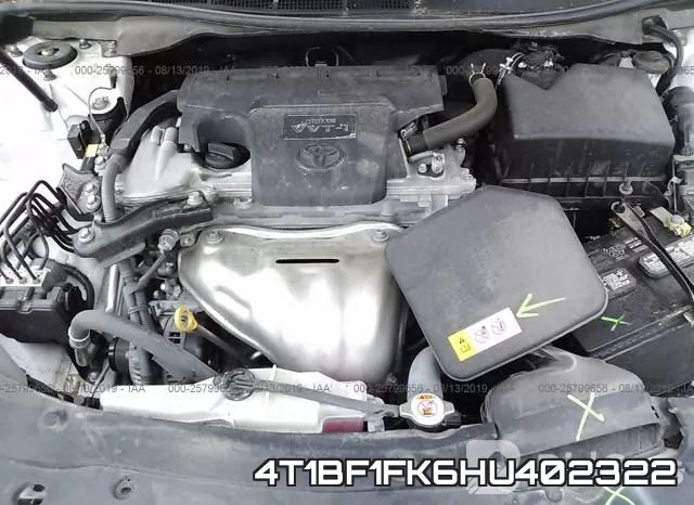 4T1BF1FK6HU402322 фото 2
