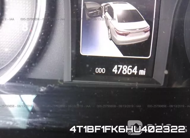 4T1BF1FK6HU402322 фото 8