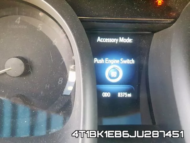 4T1BK1EB6JU287451 фото 9