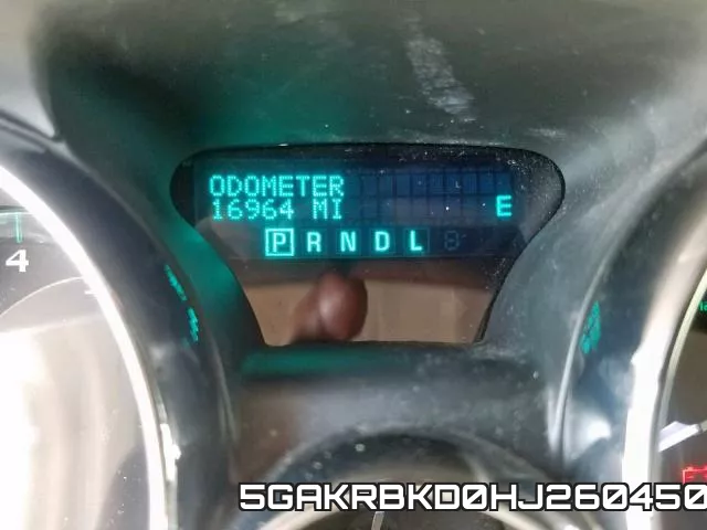 5GAKRBKD0HJ260450 фото 9