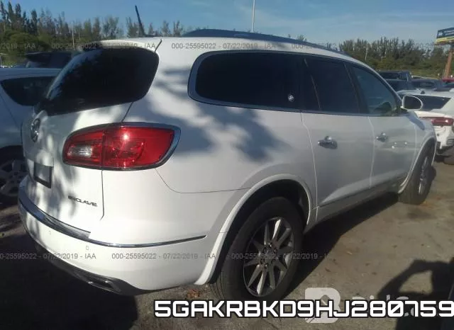 5GAKRBKD9HJ280759 фото 5
