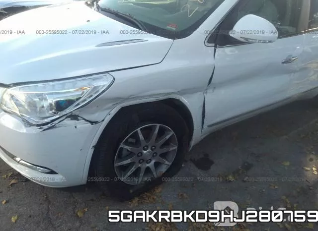 5GAKRBKD9HJ280759 фото 7