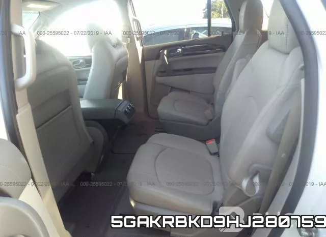 5GAKRBKD9HJ280759 фото 9
