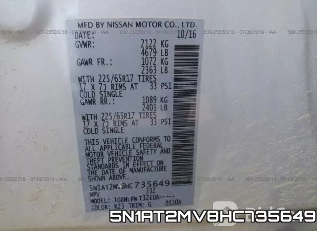 5N1AT2MV8HC735649 фото 10