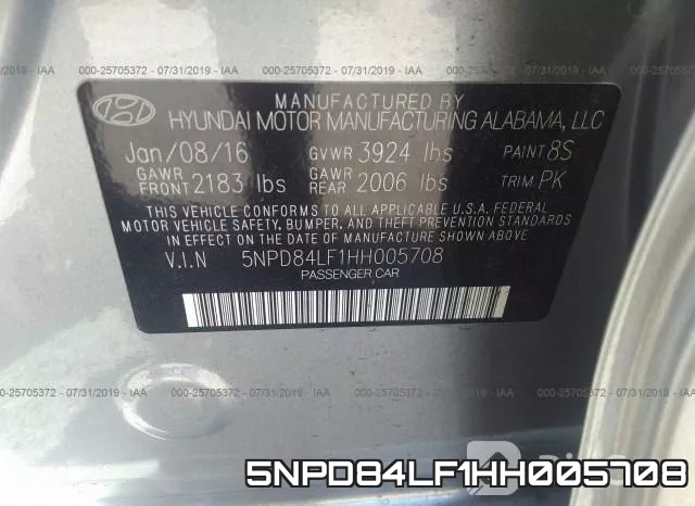 5NPD84LF1HH005708 фото 10