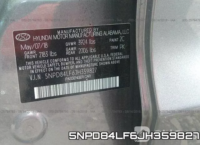 5NPD84LF6JH359827 фото 10