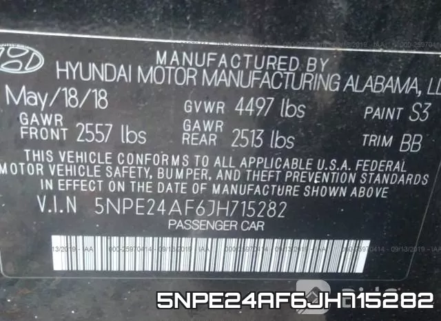 5NPE24AF6JH715282 фото 10
