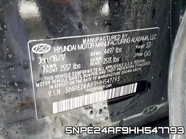 5NPE24AF9HH547793 фото 2