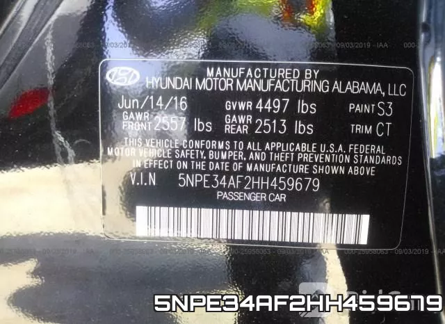 5NPE34AF2HH459679 фото 10