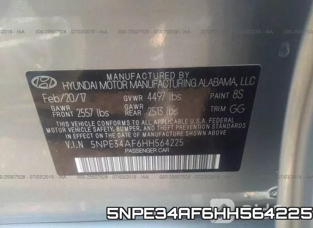5NPE34AF6HH564225 фото 10