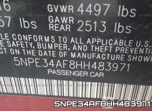 5NPE34AF8HH483971 фото 10