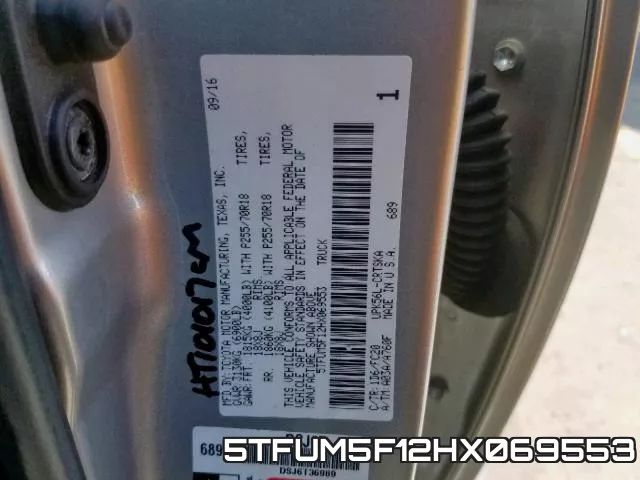 5TFUM5F12HX069553 фото 2